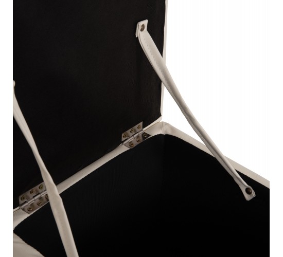 ΣΚΑΜΠΟ PRO CUBE HM224.02 PU ΜΕ ΑΠΟΘΗΚΕΥΤΙΚΟ ΧΩΡΟ- ΛΕΥΚΟ 38x38x36,5Υεκ.
