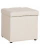 ΣΚΑΜΠΟ PRO CUBE HM224.02 PU ΜΕ ΑΠΟΘΗΚΕΥΤΙΚΟ ΧΩΡΟ- ΛΕΥΚΟ 38x38x36,5Υεκ.