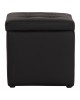 ΣΚΑΜΠΩ ΜΕ ΑΠΟΘΗΚΕΥΤΙΚΟ ΧΩΡΟ PU ΜΑΥΡΟ CUBE HM224.01 38x38x36.5Υεκ.