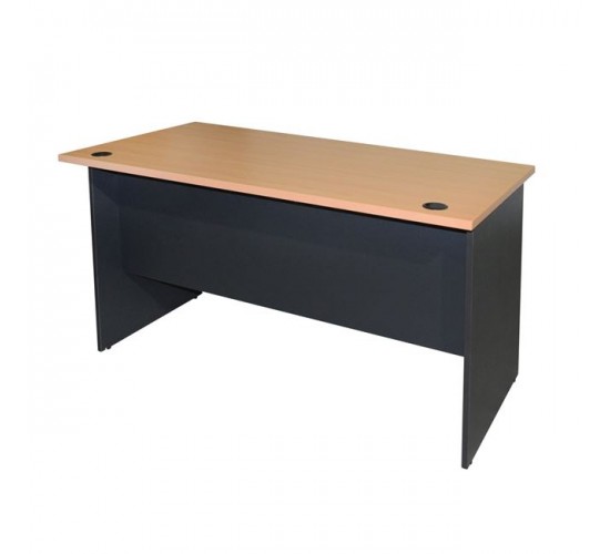 ΓΡΑΦΕΙΟ ΕΠΑΓΓΕΛΜΑΤΙΚΟ SIENNA 120x70x75Y-- HM2015.01 ΓΚΡΙ-ΟΞΙΑ