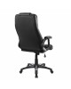 ΚΑΡΕΚΛΑ ΓΡΑΦΕΙΟΥ THORIN HM1050.01 ΜΕ MASSAGE ΜΑΥΡΗ HOMEMARKT 62x70x127Y εκ.