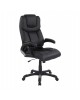 ΚΑΡΕΚΛΑ ΓΡΑΦΕΙΟΥ THORIN HM1050.01 ΜΕ MASSAGE ΜΑΥΡΗ HOMEMARKT 62x70x127Y εκ.