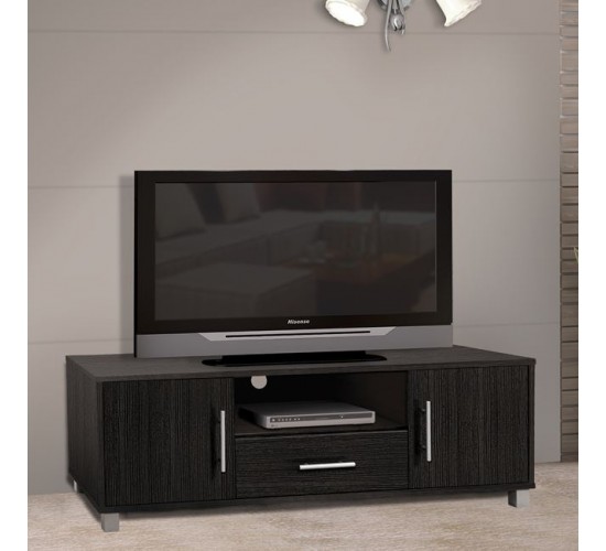 ΕΠΙΠΛΟ ΤΗΛΕΟΡΑΣΗΣ MACIE ΜΕΛΑΜΙΝΗΣ HM2203.01 ZEBRANO 120x40x39Y εκ.