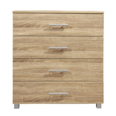 ΣΥΡΤΑΡΙΕΡΑ ΜΕΛΑΜΙΝΗΣ BRIANA HM2204.02 ME 4 ΣΥΡΤΑΡΙΑ SONAMA 75x40x83Y εκ.