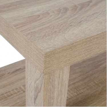 ΤΡΑΠΕΖΙ ΣΑΛΟΝΙΟΥ ΜΕΛΑΜΙΝΗΣ ALAYNA HM2207.02 SONAMA 90X45X45 εκ.