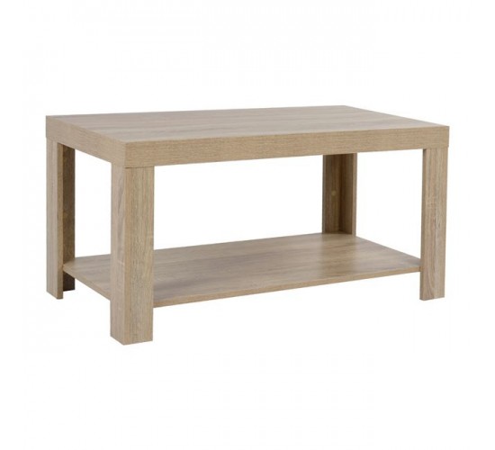ΤΡΑΠΕΖΙ ΣΑΛΟΝΙΟΥ ΜΕΛΑΜΙΝΗΣ ALAYNA HM2207.02 SONAMA 90X45X45 εκ.
