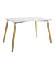 ΣΕΤ ΤΡΑΠΕΖΑΡΙΑ 5Τ ΤΡΑΠΕΖΙ MINIMAL 120x80x73 cm-TWIST ΜΑΥΡΕΣ HM10080.02 4 θέσεων