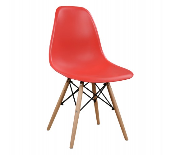 ΣΕΤ ΤΡΑΠΕΖΑΡΙΑ 5Τ ΤΡΑΠΕΖΙ MINIMAL 120x80x73 cm-TWIST ΚΟΚΚΙΝ HM10080.04 4 θέσεων