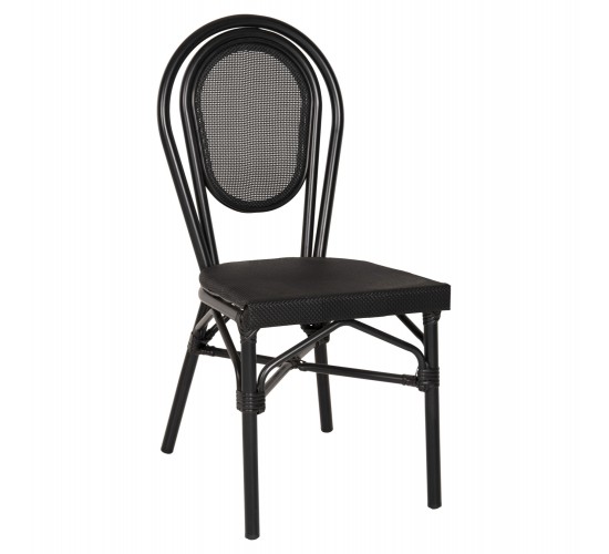ΚΑΡΕΚΛΑ ΑΛΟΥΜΙΝΙΟΥ TRENT BAMBOO LOOK ΜΕ TEXTLINE 45x57x88 εκ. HM5052