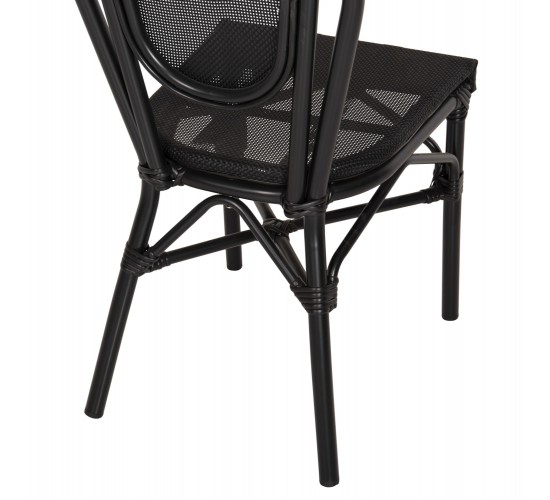 ΚΑΡΕΚΛΑ ΑΛΟΥΜΙΝΙΟΥ TRENT BAMBOO LOOK ΜΕ TEXTLINE 45x57x88 εκ. HM5052