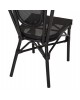 ΚΑΡΕΚΛΑ ΑΛΟΥΜΙΝΙΟΥ TRENT BAMBOO LOOK ΜΕ TEXTLINE 45x57x88 εκ. HM5052