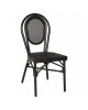 ΚΑΡΕΚΛΑ ΑΛΟΥΜΙΝΙΟΥ TRENT BAMBOO LOOK ΜΕ TEXTLINE 45x57x88 εκ. HM5052