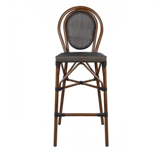 ΣΚΑΜΠΟ ΑΛΟΥΜΙΝΙΟΥ AZARIA HM5059 BAMBOO LOOK ΚΑΦΕ ΜΕ TEXTLINE 44x52x115Υεκ