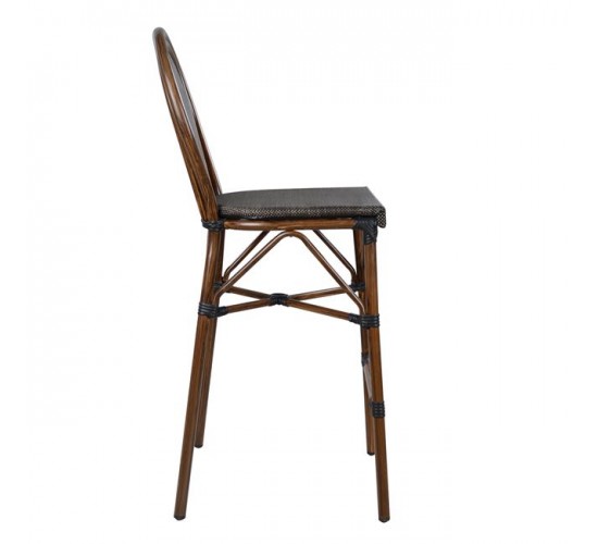 ΣΚΑΜΠΟ ΑΛΟΥΜΙΝΙΟΥ AZARIA HM5059 BAMBOO LOOK ΚΑΦΕ ΜΕ TEXTLINE 44x52x115Υεκ
