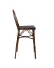 ΣΚΑΜΠΟ ΑΛΟΥΜΙΝΙΟΥ AZARIA HM5059 BAMBOO LOOK ΚΑΦΕ ΜΕ TEXTLINE 44x52x115Υεκ