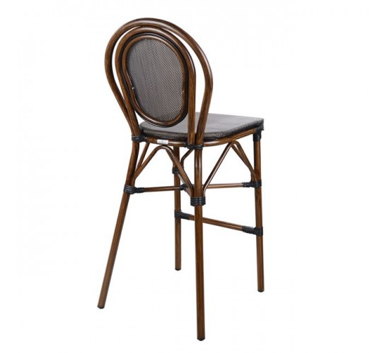 ΣΚΑΜΠΟ ΑΛΟΥΜΙΝΙΟΥ AZARIA HM5059 BAMBOO LOOK ΚΑΦΕ ΜΕ TEXTLINE 44x52x115Υεκ