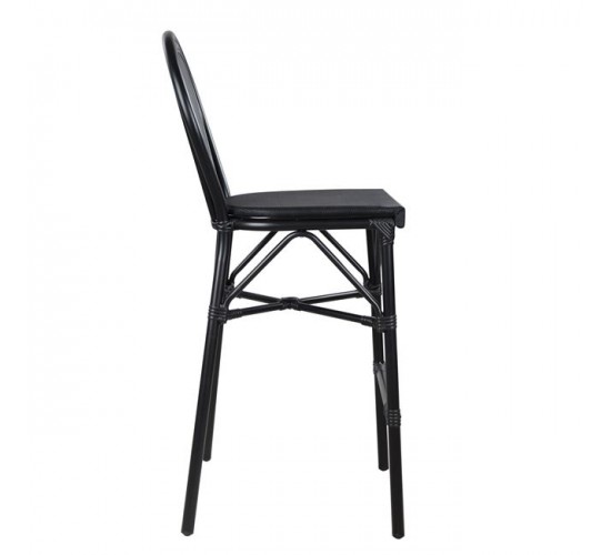 ΣΚΑΜΠΟ ΑΛΟΥΜΙΝΙΟΥ AZARIA HM5060 BAMBOO LOOK ΜΑΥΡΟ ΜΕ TEXTLINE 44x52x115Υεκ.
