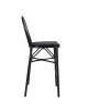 ΣΚΑΜΠΟ ΑΛΟΥΜΙΝΙΟΥ AZARIA HM5060 BAMBOO LOOK ΜΑΥΡΟ ΜΕ TEXTLINE 44x52x115Υεκ.