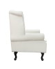 ΠΟΛΥΘΡΟΝΑ-ΜΠΕΡΖΕΡΑ T.CHESTERFIELD POLINA HM0053.02 PU ΛΕΥΚΟ ΜΑΤ 83x75x107Yεκ.