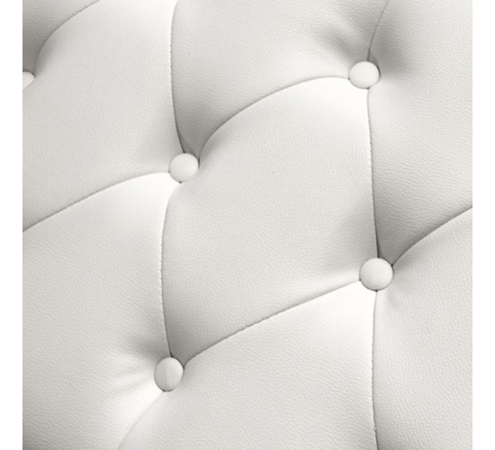ΤΑΜΠΟΥΡΕ ΥΠΟΠΟΔΙΟ T.CHESTERFIELD EMMA HM226.02 PU ΛΕΥΚΟ-ΜΑΥΡΑ ΠΟΔΙΑ 80x44x39Yεκ.