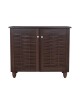 ΠΑΠΟΥΤΣΟΘΗΚΗ-ΝΤΟΥΛΑΠΙ ΞΥΛΙΝΗ CASSIOPE HM2208.01 WENGE 77Χ34Χ63Υεκ.