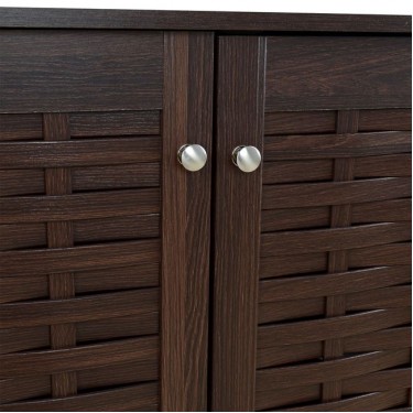 ΠΑΠΟΥΤΣΟΘΗΚΗ-ΝΤΟΥΛΑΠΙ ΞΥΛΙΝΗ CASSIOPE HM2208.01 WENGE 77Χ34Χ67.5Υεκ.