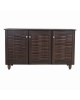 ΠΑΠΟΥΤΣΟΘΗΚΗ-ΝΤΟΥΛΑΠΙ 3 ΠΟΡΤΕΣ IGGY HM2211.01 WENGE 114Χ34Χ68εκ.
