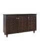 ΠΑΠΟΥΤΣΟΘΗΚΗ-ΝΤΟΥΛΑΠΙ 3 ΠΟΡΤΕΣ IGGY HM2211.01 WENGE 114Χ34Χ68εκ.