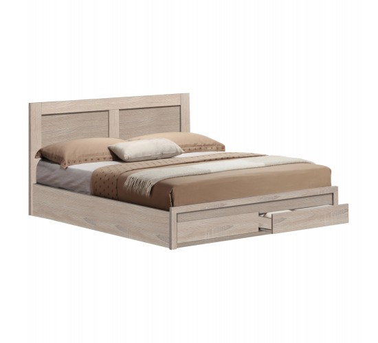 ΚΡΕΒΑΤΙ CAPRI HM312.02 ΜΕ 2 ΣΥΡΤΑΡΙΑ SONAMA ΓΙΑ ΣΤΡΩΜΑ 150X200εκ. Διπλό