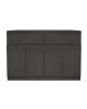 ΜΠΟΥΦΕΣ JOLENE HM2234.01 2 ΣΥΡΤΑΡΙΑ & 4 ΠΟΡΤΕΣ ZEBRANO 120X40X80εκ.