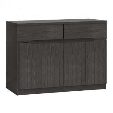 ΜΠΟΥΦΕΣ JOLENE HM2234.01 2 ΣΥΡΤΑΡΙΑ & 4 ΠΟΡΤΕΣ ZEBRANO 120X40X80εκ.