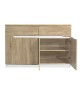 ΜΠΟΥΦΕΣ JOLENE HM2234.02 2 ΣΥΡΤΑΡΙΑ & 4 ΠΟΡΤΕΣ SONAMA 120X40X80εκ.