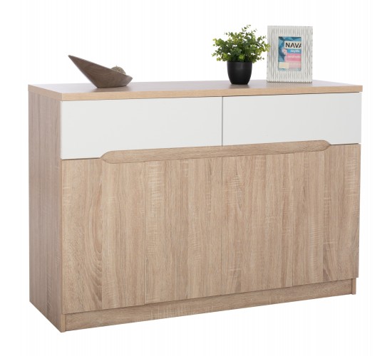 ΜΠΟΥΦΕΣ JOLENE HM2234.02 2 ΣΥΡΤΑΡΙΑ & 4 ΠΟΡΤΕΣ SONAMA 120X40X80εκ.