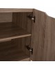 ΜΠΟΥΦΕΣ JOLENE HM2234.02 2 ΣΥΡΤΑΡΙΑ & 4 ΠΟΡΤΕΣ SONAMA 120X40X80εκ.