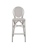 ΣΚΑΜΠΩ ΑΛΟΥΜΙΝΙΟΥ BAMBOO LOOK ΠΑΤΙΝΑ ΛΕΥΚΟ ΜΕ TEXTLINE HM5110 41x52x116 εκ.