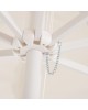 ΟΜΠΡΕΛΑ ΕΠΑΓΓEΛΜΑΤΙΚΗ ALU REGGIE 2.20x2.20x2.50m ΕΚΡΟΥ ΠΑΝΙ 8ΑΚΤΙΝΕΣ HM6013.01