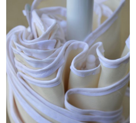 ΟΜΠΡΕΛΑ ΘΑΛΑΣΣΗΣ RANDALL 2.20μ HM6015.01 ΛΕΥΚΗ 8 ΑΚΤΙΝΕΣ FIBERGLASS