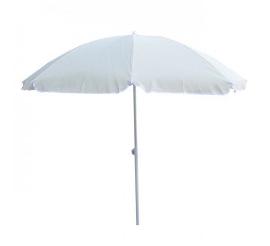 ΟΜΠΡΕΛΑ ΘΑΛΑΣΣΗΣ RANDALL 2.20μ HM6015.01 ΛΕΥΚΗ 8 ΑΚΤΙΝΕΣ FIBERGLASS