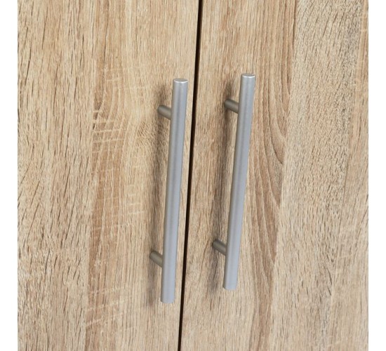 ΒΙΒΛΙΟΘΗΚΗ ΜΕΛΑΜΙΝΗΣ ENSLEY HM2027.02 SONAMA 60X30X180 εκ.