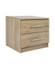 ΚΟΜΟΔΙΝΟ ΜΕΛΑΜΙΝΗΣ CHELSEA HM2220.02 SONAMA 48X40,5X41,5 εκ.