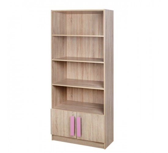 ΒΙΒΛΙΟΘΗΚΗ PLAYROOM SONAMA-ΡΟΖ HM10146.03 80X35X180εκ.