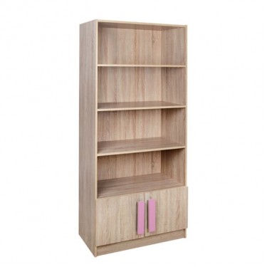 ΒΙΒΛΙΟΘΗΚΗ PLAYROOM SONAMA-ΡΟΖ HM10146.03 80X35X180εκ.