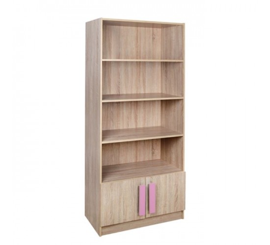 ΒΙΒΛΙΟΘΗΚΗ PLAYROOM SONAMA-ΡΟΖ HM10146.03 80X35X180εκ.