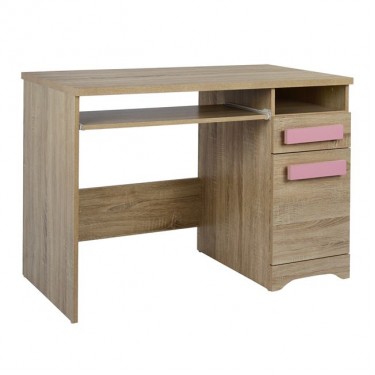 ΓΡΑΦΕΙΟ PLAYROOM SONAMA  ΡΟΖ ΧΕΡΟΥΛΙ HM11154.02 110X55X76.5