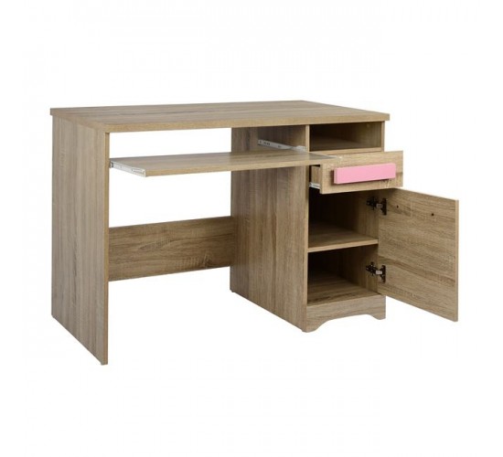 ΓΡΑΦΕΙΟ PLAYROOM SONAMA  ΡΟΖ ΧΕΡΟΥΛΙ HM11154.02 110X55X76.5