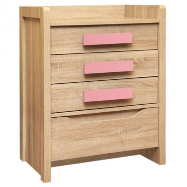 ΣΥΡΤΑΡΙΕΡΑ PLAYROOM SONAMA-ΡΟΖ HM10217.03 63Χ40Χ80εκ. Μονό