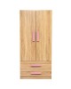 ΝΤΟΥΛΑΠΑ 2ΦΥΛΛΗ PLAYROOM SONAMA-ΡΟΖ HM335 HM336.02 80X50X180εκ. 2φυλλη