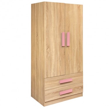 ΝΤΟΥΛΑΠΑ 2ΦΥΛΛΗ PLAYROOM SONAMA-ΡΟΖ HM335 HM336.02 80X50X180εκ. 2φυλλη