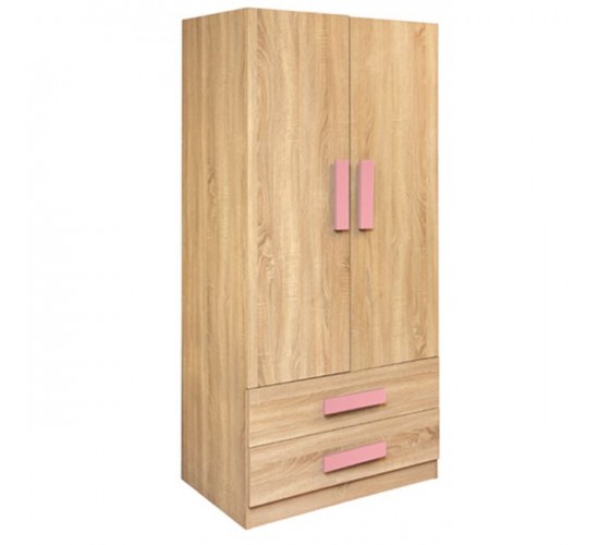 ΝΤΟΥΛΑΠΑ 2ΦΥΛΛΗ PLAYROOM SONAMA-ΡΟΖ HM335 HM336.02 80X50X180εκ. 2φυλλη