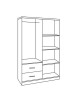 ΝΤΟΥΛΑΠΑ 4ΦΥΛΛΗ BLAKELY ME 2 ΣΥΡΤΑΡΙΑ HM339.01 ZEBRANO 120Χ42,5Χ180,5εκ. 4φυλλη